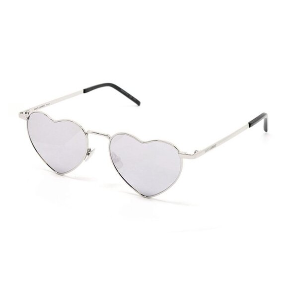 NWT SAINT LAURENT SILVER WOMEN SUNGLASSES